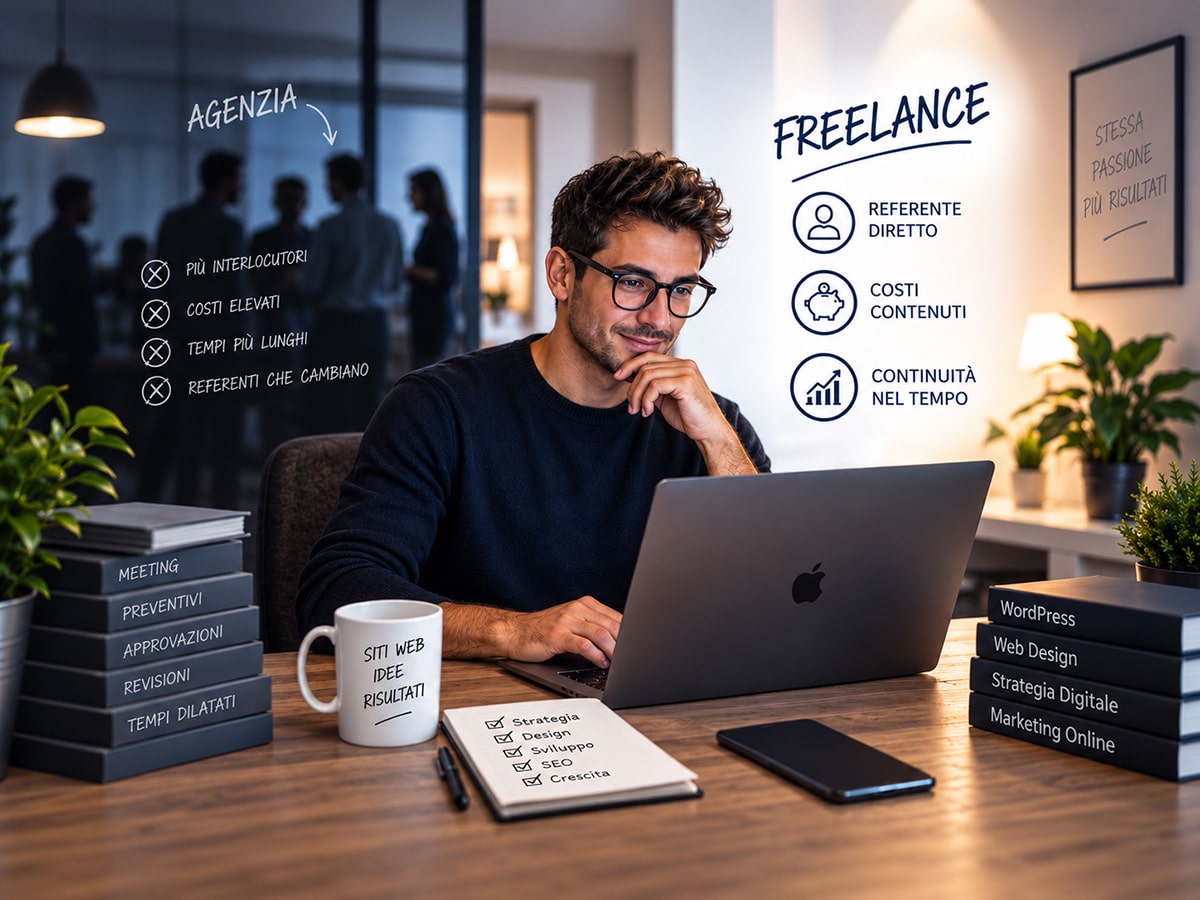 I vantaggi di scegliere un freelance esperto per il sito web